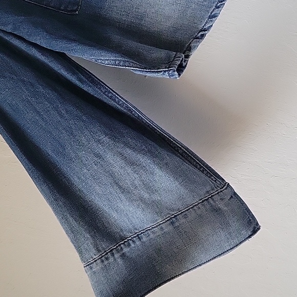 One teaspoon Free People Bell sleeve denim button down - Picture 4 of 9